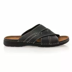 Enrico AZZI Sandales / Nu-pieds Homme Noir