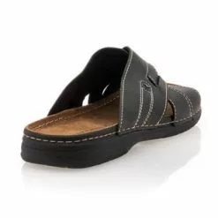 Enrico AZZI Sandales / Nu-pieds Homme Noir -Baskets / Sneakers Soldes 01W015085E