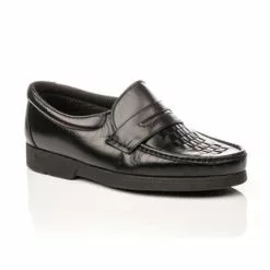 PINOSO Mocassins / Chaussures Bateau Homme Noir -Baskets / Sneakers Soldes 01W015107B