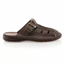 Enrico AZZI Sandales / Nu-pieds Homme Marron