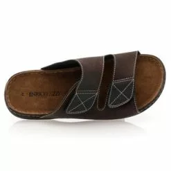 Enrico AZZI Sandales / Nu-pieds Homme Marron 13 Enrico AZZI Sandales / Nu-pieds Homme Marron -Baskets / Sneakers Soldes 01W015296F