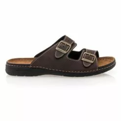Enrico AZZI Sandales / Nu-pieds Homme Marron