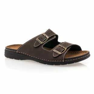 Enrico AZZI Sandales / Nu-pieds Homme Marron 4 Enrico AZZI Sandales / Nu-pieds Homme Marron – Image 2
