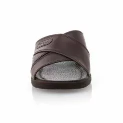 Enrico AZZI Sandales / Nu-pieds Homme Marron -Baskets / Sneakers Soldes 01W018603C