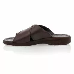 Enrico AZZI Sandales / Nu-pieds Homme Marron -Baskets / Sneakers Soldes 01W018603D