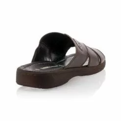 Enrico AZZI Sandales / Nu-pieds Homme Marron -Baskets / Sneakers Soldes 01W018603E