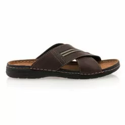 Enrico AZZI Sandales / Nu-pieds Homme Marron