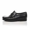 PINOSO Mocassins / Chaussures Bateau Homme Noir -Baskets / Sneakers Soldes 01W018634A