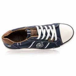Mustang Baskets / Sneakers Homme Bleu 13 Mustang Baskets / Sneakers Homme Bleu -Baskets / Sneakers Soldes 01W018702F