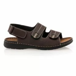 Enrico AZZI Sandales / Nu-pieds Homme Marron