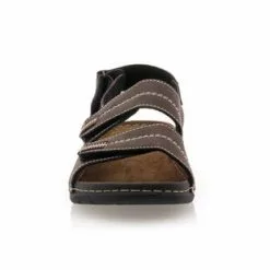 Enrico AZZI Sandales / Nu-pieds Homme Marron -Baskets / Sneakers Soldes 01W018945C