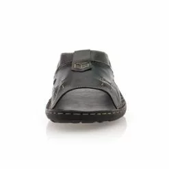 Enrico AZZI Sandales / Nu-pieds Homme Noir 10 Enrico AZZI Sandales / Nu-pieds Homme Noir -Baskets / Sneakers Soldes 01W019009C