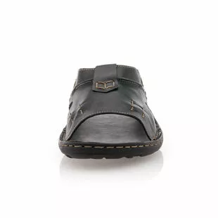 Enrico AZZI Sandales / Nu-pieds Homme Noir 5 Enrico AZZI Sandales / Nu-pieds Homme Noir – Image 3