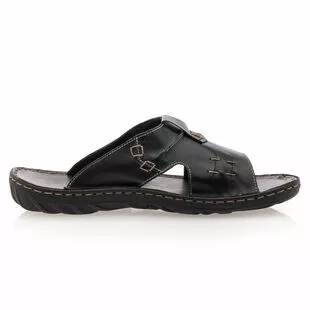 Enrico AZZI Sandales / Nu-pieds Homme Noir 6 Enrico AZZI Sandales / Nu-pieds Homme Noir – Image 4
