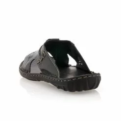 Enrico AZZI Sandales / Nu-pieds Homme Noir 12 Enrico AZZI Sandales / Nu-pieds Homme Noir -Baskets / Sneakers Soldes 01W019009E
