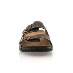 Enrico AZZI Sandales / Nu-pieds Homme Marron -Baskets / Sneakers Soldes 01W019013C