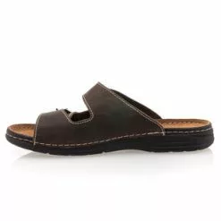 Enrico AZZI Sandales / Nu-pieds Homme Marron -Baskets / Sneakers Soldes 01W019013D