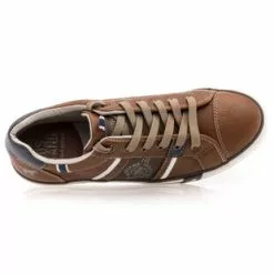 Mustang Baskets / Sneakers Homme Marron -Baskets / Sneakers Soldes 01W023425F