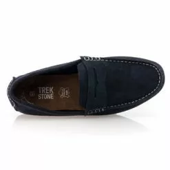 Trek Stone Mocassins / Chaussures Bateau Homme Bleu -Baskets / Sneakers Soldes 01W024171F