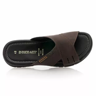 Enrico AZZI Sandales / Nu-pieds Homme Marron 8 Enrico AZZI Sandales / Nu-pieds Homme Marron – Image 6