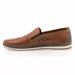 Off Shore Mocassins / Chaussures Bateau Homme Marron -Baskets / Sneakers Soldes 01W030271D
