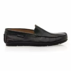 THALASSA Mocassins / Chaussures Bateau Homme Noir