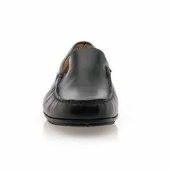 THALASSA Mocassins / Chaussures Bateau Homme Noir -Baskets / Sneakers Soldes 01W030282C