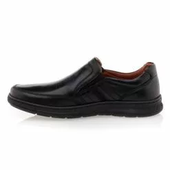 Softland Mocassins / Chaussures Bateau Homme Noir -Baskets / Sneakers Soldes 01W032932D