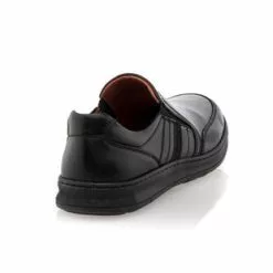 Softland Mocassins / Chaussures Bateau Homme Noir -Baskets / Sneakers Soldes 01W032932E