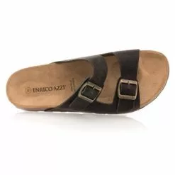 Sandales / Nu-pieds Homme Marron -Baskets / Sneakers Soldes 01W033010F