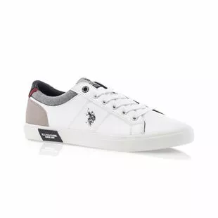US Polo Baskets / Sneakers Homme Blanc 4 US Polo Baskets / Sneakers Homme Blanc – Image 2