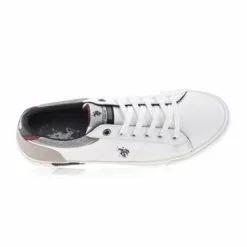 US Polo Baskets / Sneakers Homme Blanc 14 US Polo Baskets / Sneakers Homme Blanc -Baskets / Sneakers Soldes 01W036123F