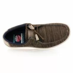 Chaussures De Ville Homme Vert -Baskets / Sneakers Soldes 01W036431F