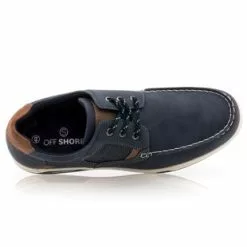 Off Shore Mocassins / Chaussures Bateau Homme Bleu -Baskets / Sneakers Soldes 01W037139F