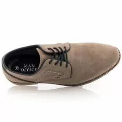 Man Office Chaussures De Ville Homme Gris -Baskets / Sneakers Soldes 01W037154F