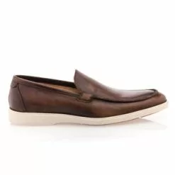 Hub Station Mocassins / Chaussures Bateau Homme Marron