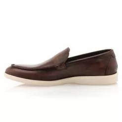 Hub Station Mocassins / Chaussures Bateau Homme Marron -Baskets / Sneakers Soldes 01W037167D