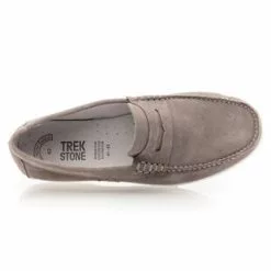 Trek Stone Mocassins / Chaussures Bateau Homme Gris -Baskets / Sneakers Soldes 01W037358F