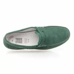 Trek Stone Mocassins / Chaussures Bateau Homme Vert -Baskets / Sneakers Soldes 01W037360F