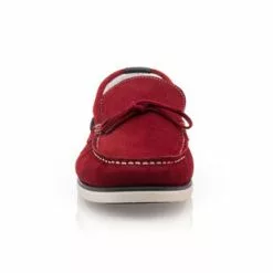 Trek Stone Mocassins / Chaussures Bateau Homme Rouge -Baskets / Sneakers Soldes 01W037488C