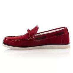 Trek Stone Mocassins / Chaussures Bateau Homme Rouge -Baskets / Sneakers Soldes 01W037488D