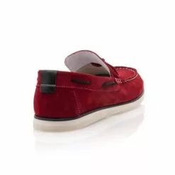 Trek Stone Mocassins / Chaussures Bateau Homme Rouge -Baskets / Sneakers Soldes 01W037488E