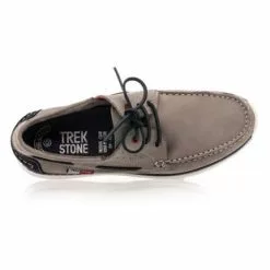 Trek Stone Mocassins / Chaussures Bateau Homme Gris -Baskets / Sneakers Soldes 01W037534F