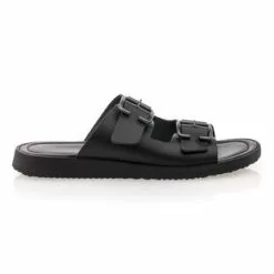 Enrico AZZI Sandales / Nu-pieds Homme Noir