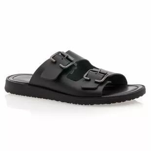 Enrico AZZI Sandales / Nu-pieds Homme Noir 4 Enrico AZZI Sandales / Nu-pieds Homme Noir – Image 2