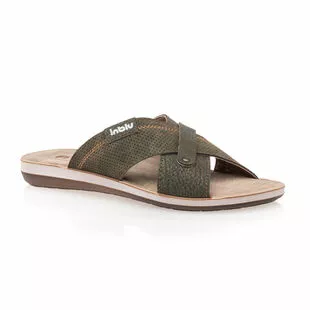 Inblu Sandales / Nu-pieds Homme Vert 4 Inblu Sandales / Nu-pieds Homme Vert – Image 2