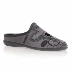 La Maison De L'Espadrille Pantoufles Homme Gris -Baskets / Sneakers Soldes 01W041632B