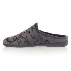 La Maison De L'Espadrille Pantoufles Homme Gris -Baskets / Sneakers Soldes 01W041632D