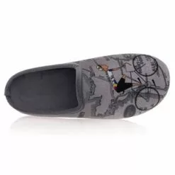 La Maison De L'Espadrille Pantoufles Homme Gris -Baskets / Sneakers Soldes 01W041632F