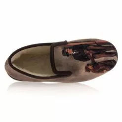 Pantoufles Homme Marron -Baskets / Sneakers Soldes 01W041633F